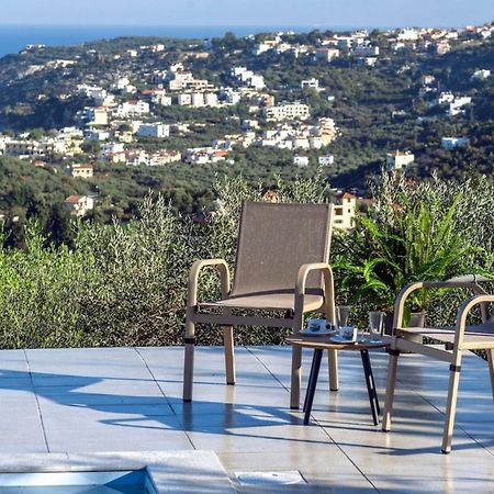 Villa Konstantinos Hilltop Vineyard Escape Алмирида Экстерьер фото