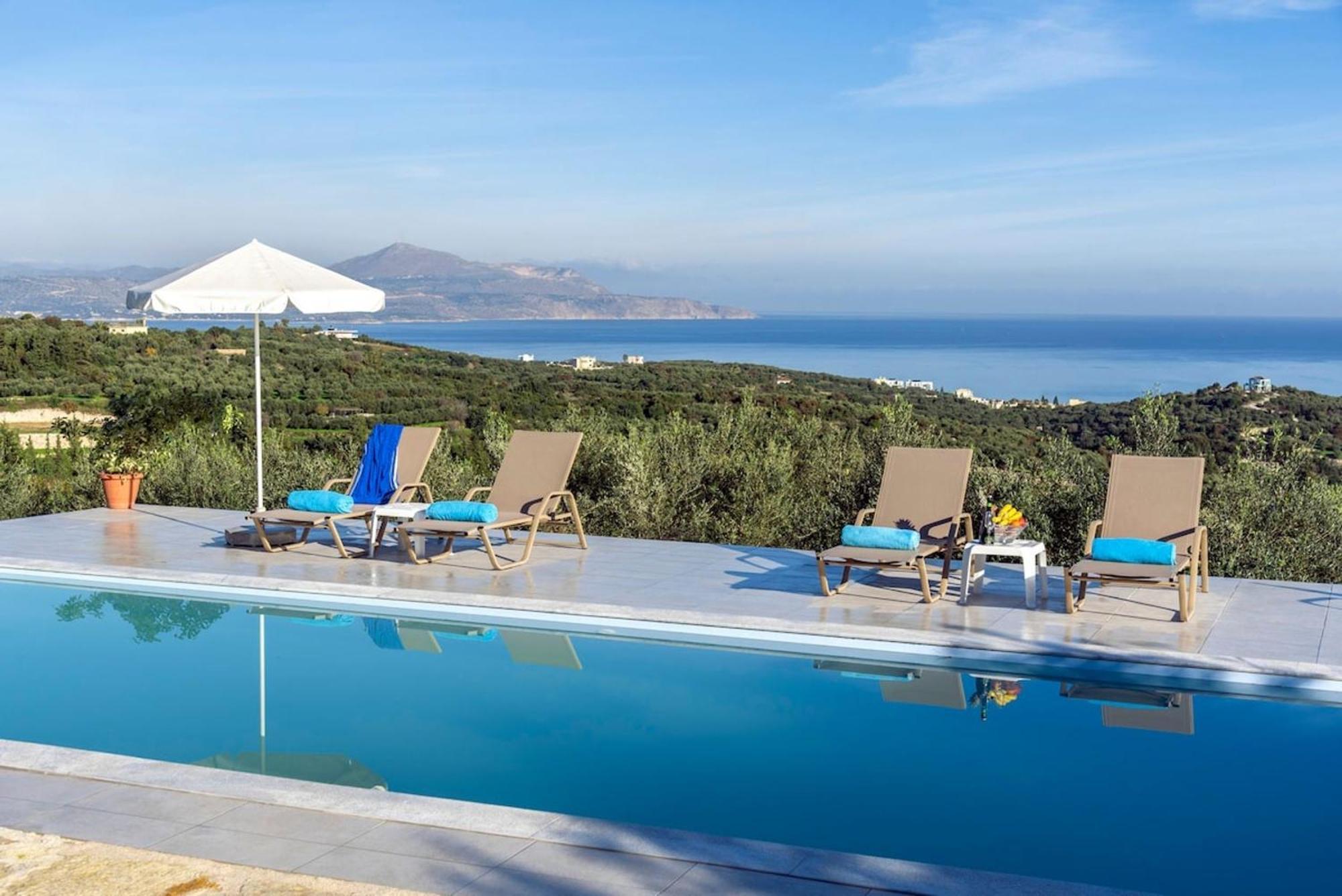 Villa Konstantinos Hilltop Vineyard Escape Алмирида Экстерьер фото