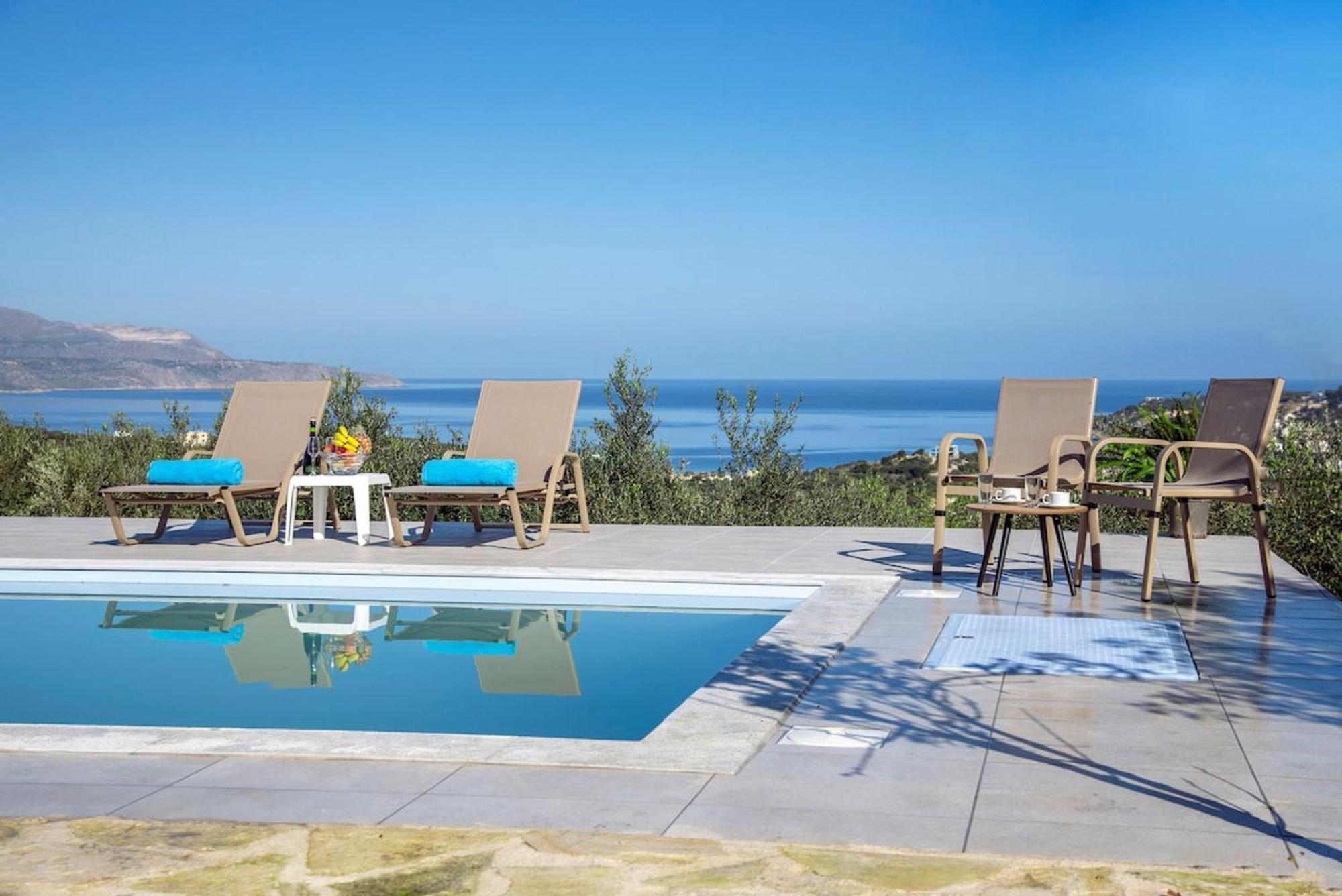 Villa Konstantinos Hilltop Vineyard Escape Алмирида Экстерьер фото