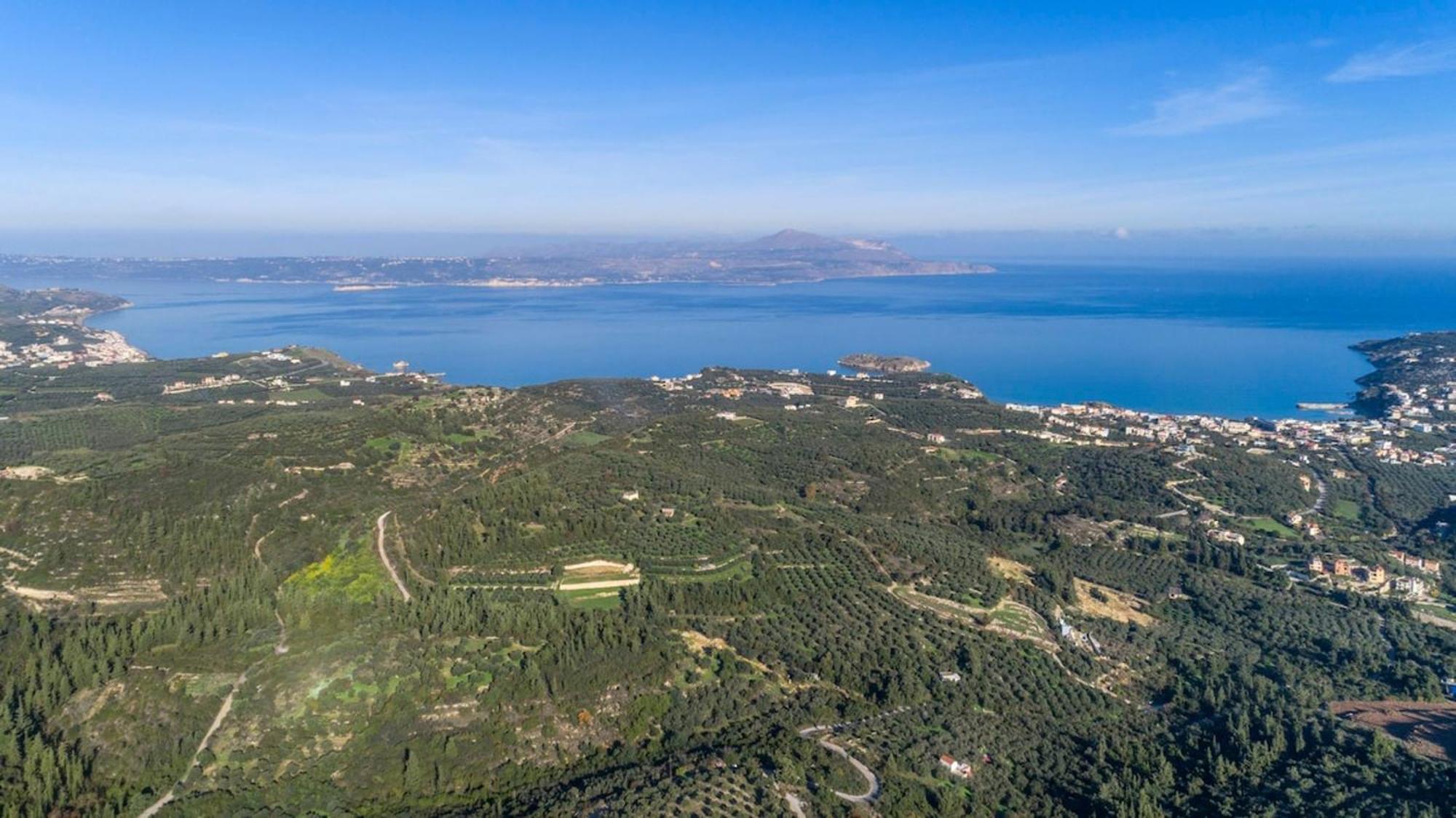 Villa Konstantinos Hilltop Vineyard Escape Алмирида Экстерьер фото