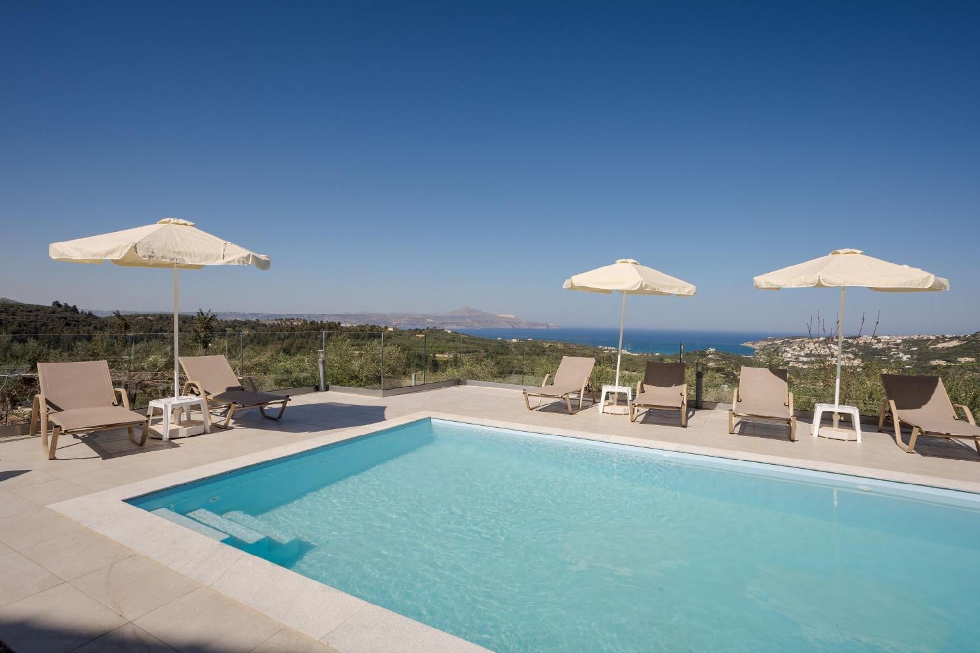 Villa Konstantinos Hilltop Vineyard Escape Алмирида Экстерьер фото