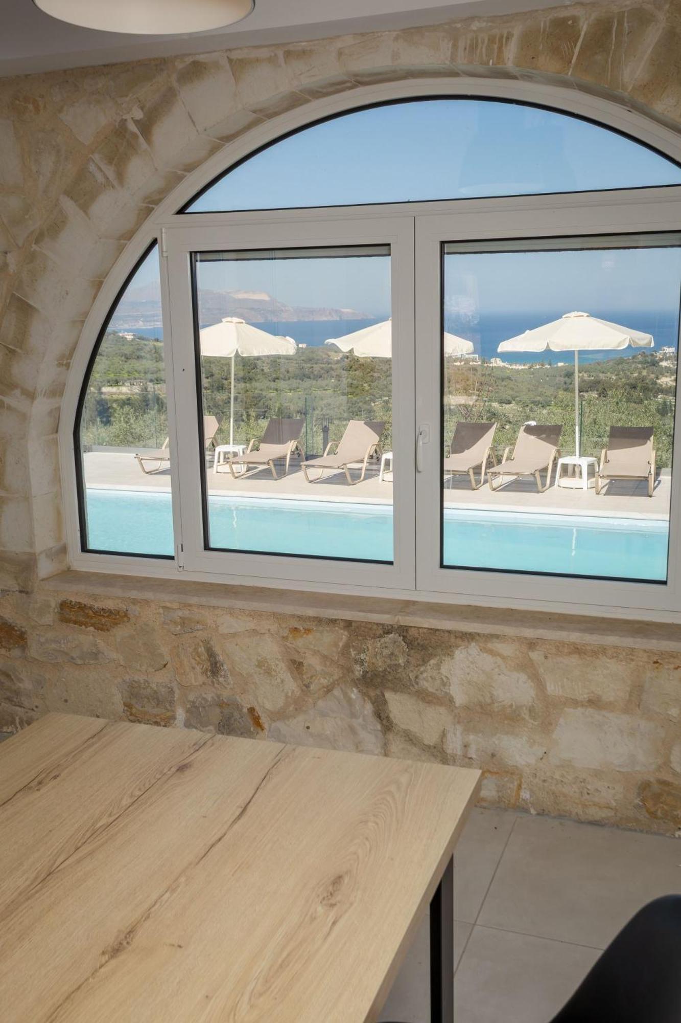 Villa Konstantinos Hilltop Vineyard Escape Алмирида Экстерьер фото