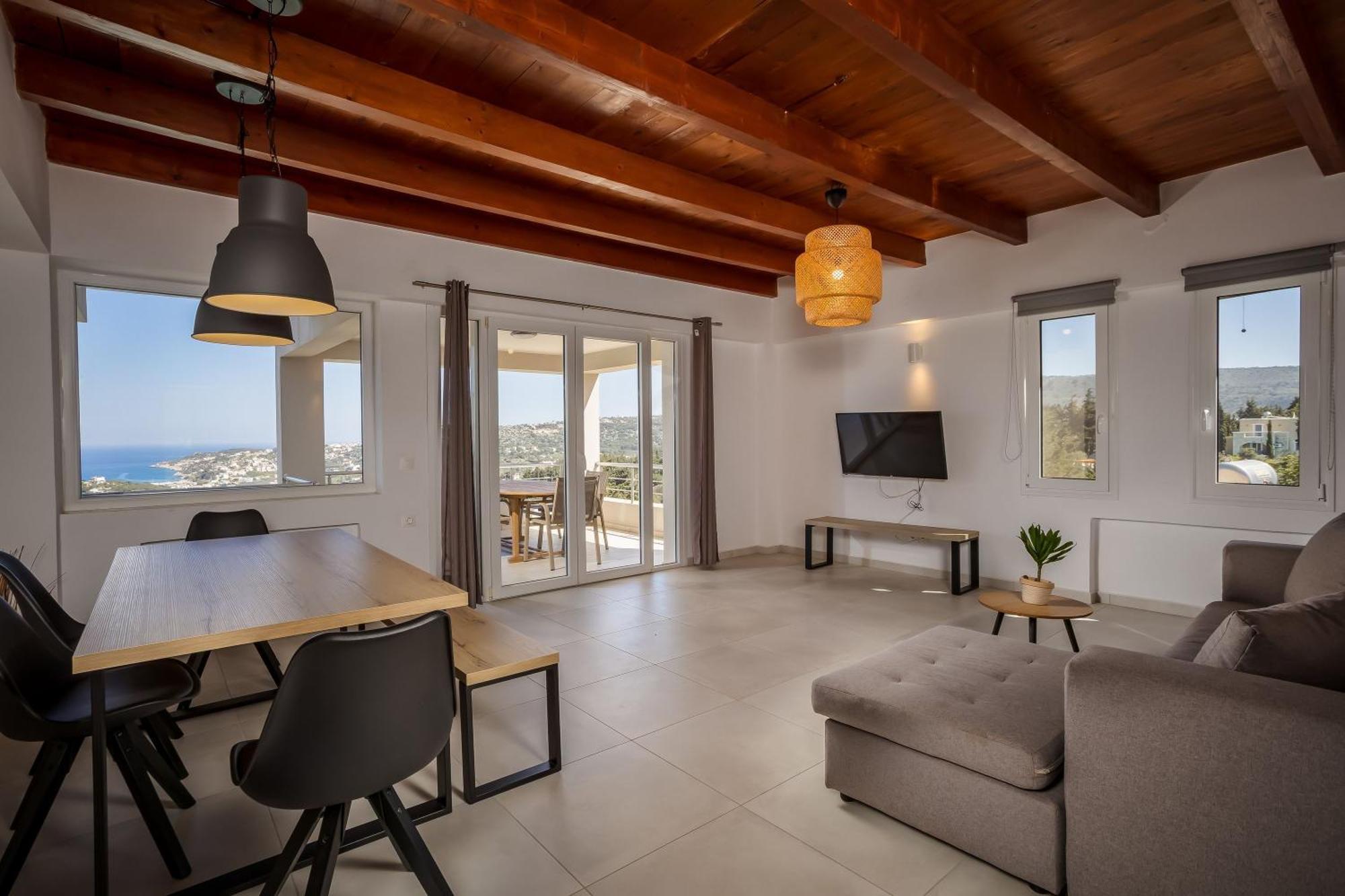 Villa Konstantinos Hilltop Vineyard Escape Алмирида Экстерьер фото