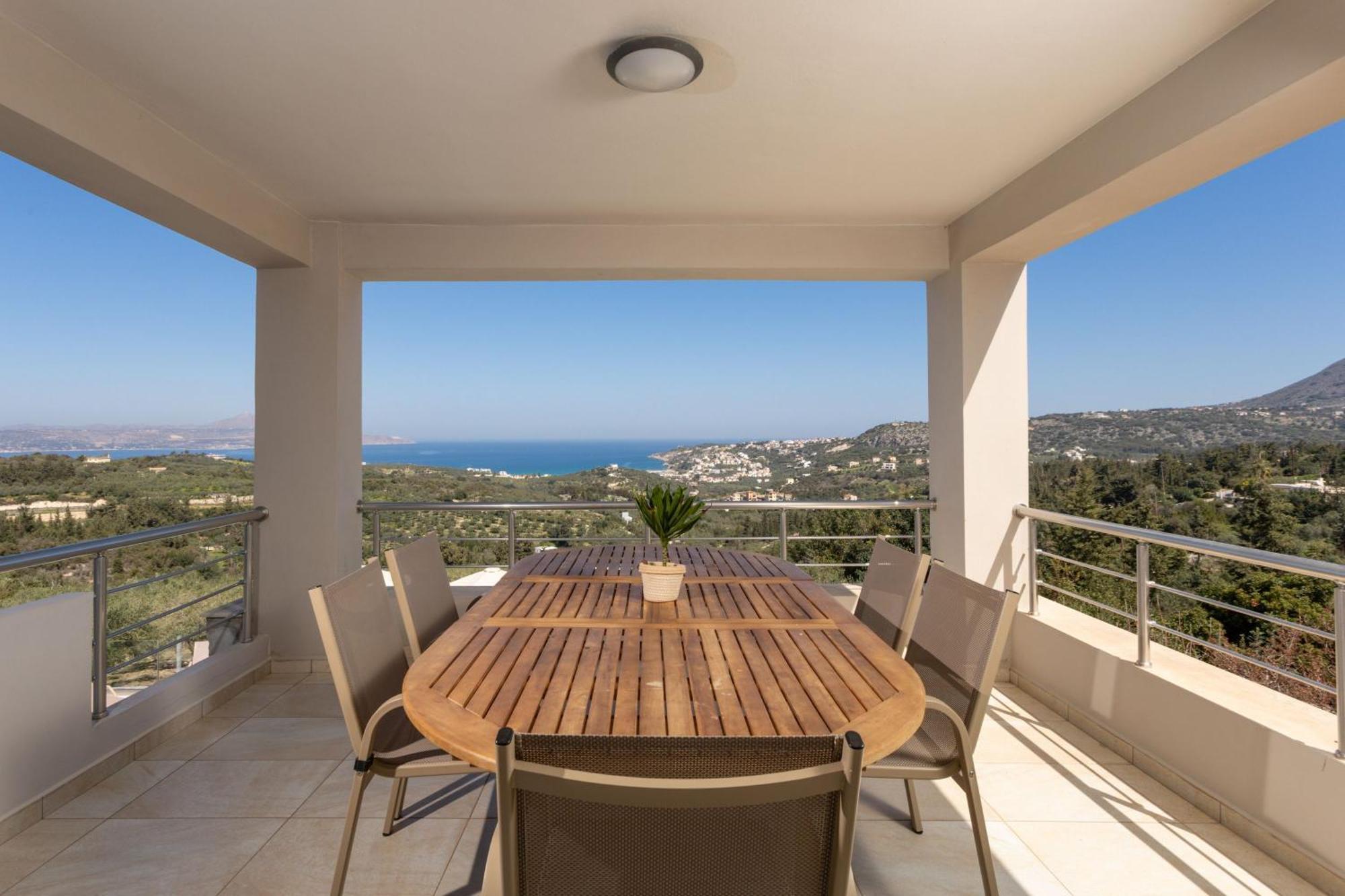 Villa Konstantinos Hilltop Vineyard Escape Алмирида Экстерьер фото