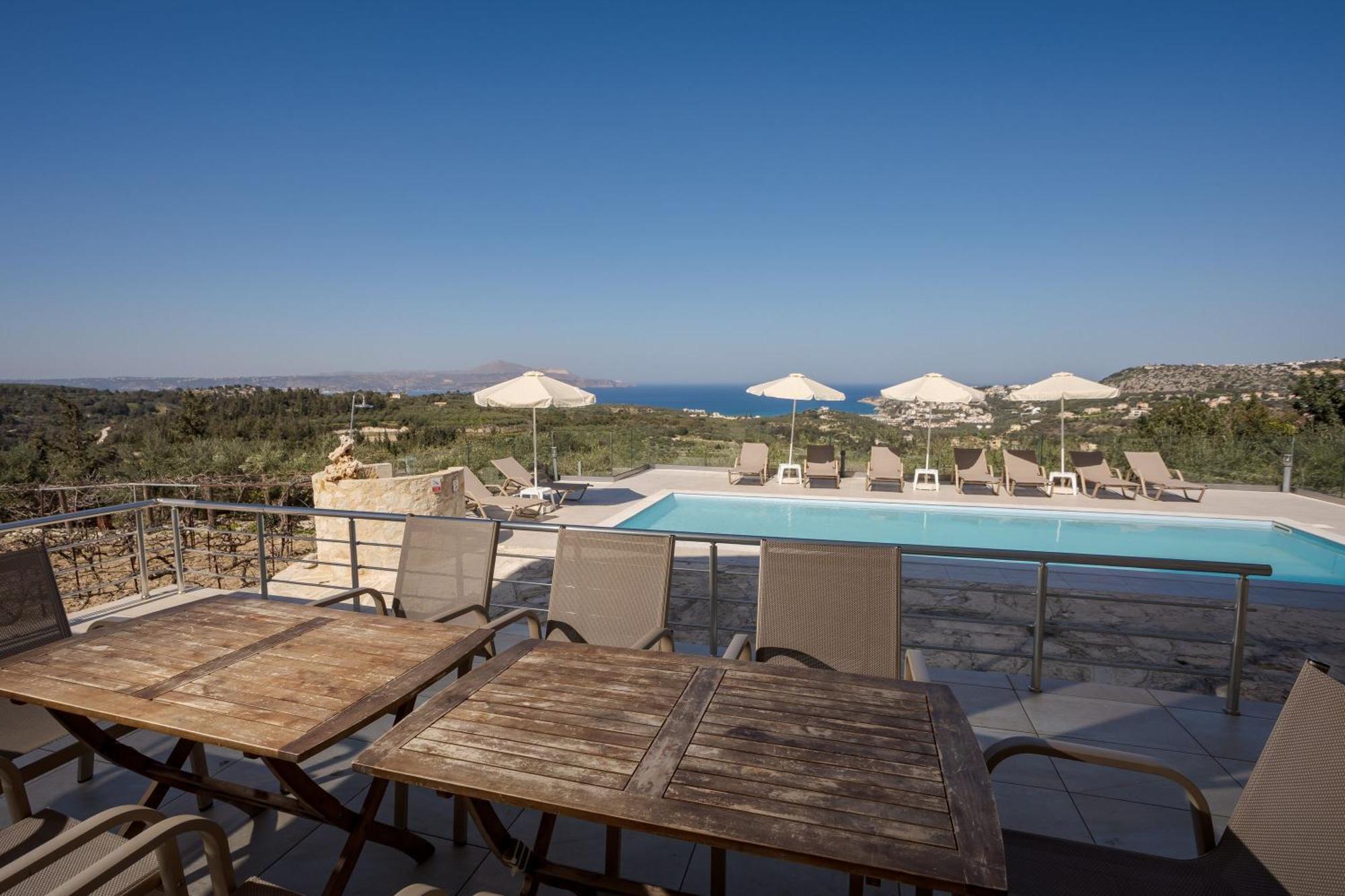 Villa Konstantinos Hilltop Vineyard Escape Алмирида Экстерьер фото